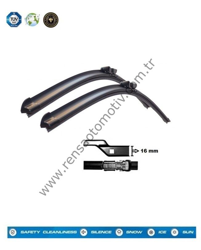 SİLECEK TAKIM ÖN 650-480mm CADDY 17- GOLF VI 08- JETTA 10- PASSAT 08- AUDI Q2 16- CIVIC 22-