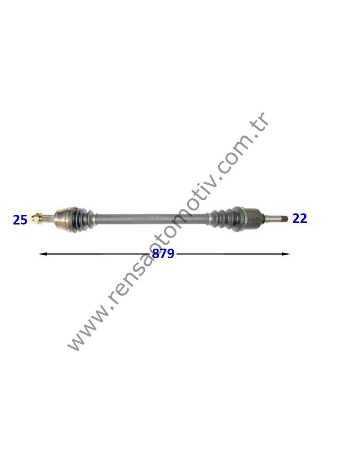 AKS SAĞ KOMPLE PEUGEOT BİPPER CITROEN NEMO 1.4HDI 07-