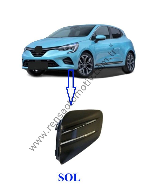 SİS FAR ÇERÇEVESİ NİKELAJLI SİSSİZ SOL CLIO V