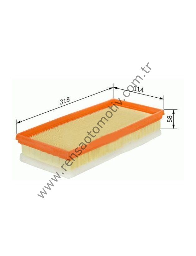 HAVA FILTRE SUNGERLI CITROEN BERLINGO C2 C3 II C4 PEUGEOT 206 207 307 308 PARTNER 1.6 HDI 08-